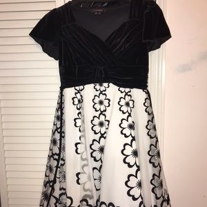 My Michelle Black & White Dress